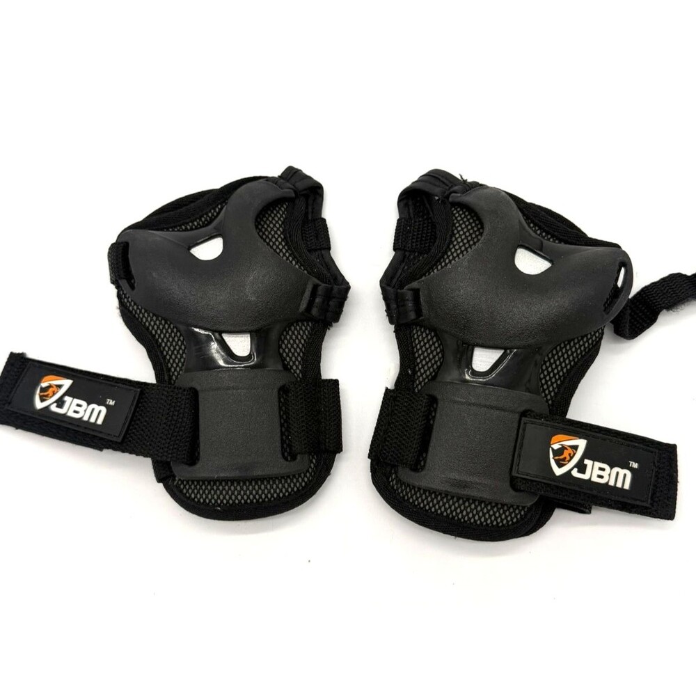 JBM Youth Wrist Guards Protective Gear - Black Size Small Skating Skateboard